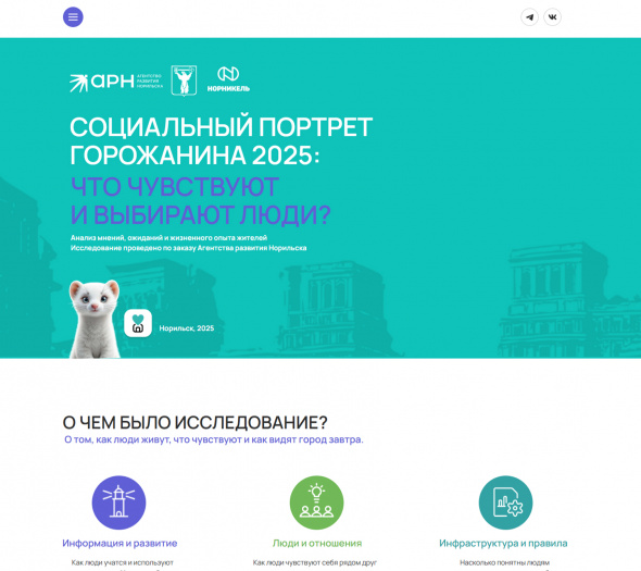 Исследование «Социальный портрет горожанина»